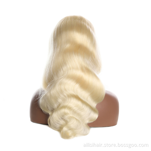 Blonde bob 613 Lace Front Wigs HD Lace Preplucked Transparent Lace Wig 100% Human Hair